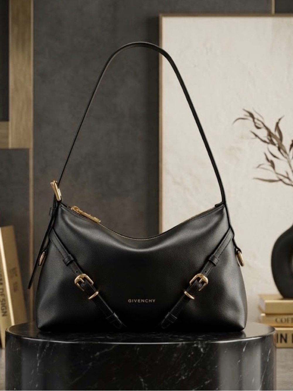 Givenchy Voyou Mini Shoulder Bag in Shiny Leather